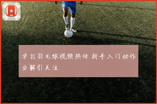 学打羽毛球视频热传 新手入门动作分解引关注